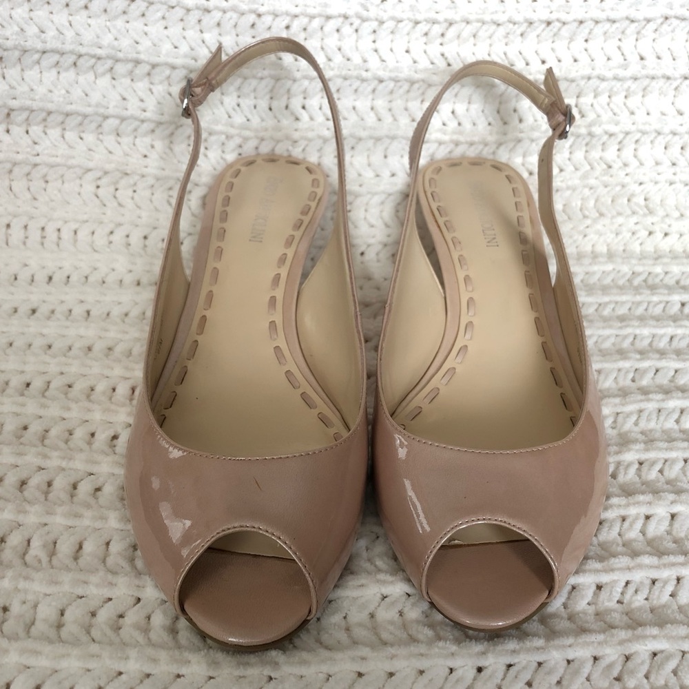 Women’s Enzo Angiolino Peep Toe Kitten Heels